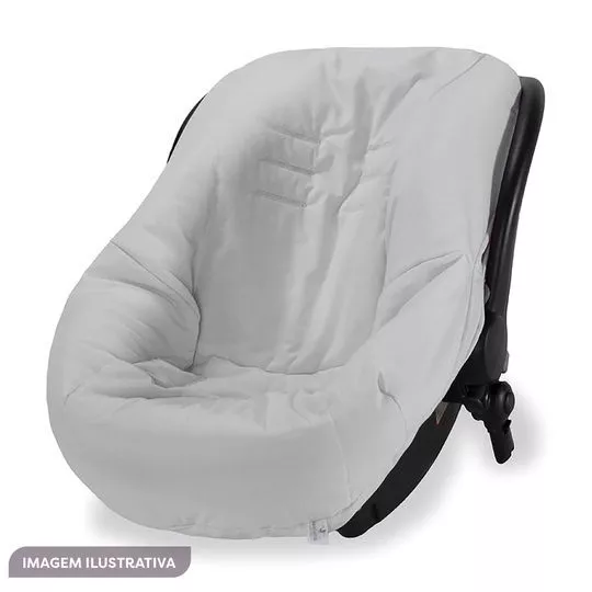 Capa Para Bebê Conforto - Branca - 65x95cm - Constantini Baby & Kids