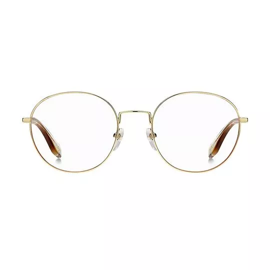 Armação Redonda Para Óculos De Grau- Dourada- Marc Jacobs