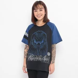 Camiseta Corvinal®<BR>- Preta & Azul