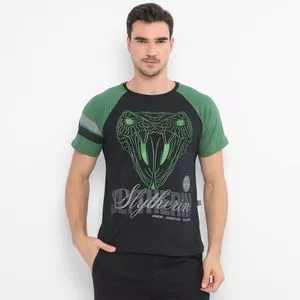 Camiseta Sonserina®<BR>- Preta & Verde