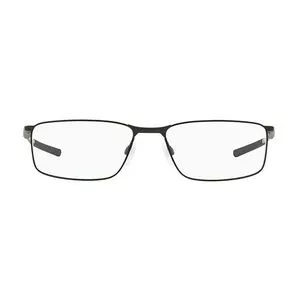 Armação Retangular Para Óculos De Grau<BR>- Preta<BR>- Oakley