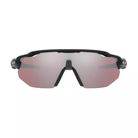 Óculos De Sol Máscara- Prateado & Preto- Oakley