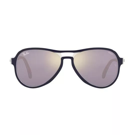 Óculos De Sol Aviador- Azul Escuro- Ray Ban