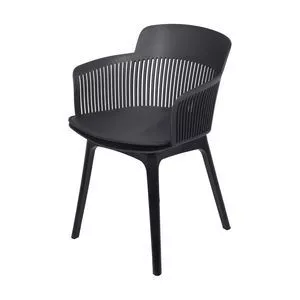 Cadeira Mena<BR>- Preta<BR>- 80x57x55cm<BR>- Or Design