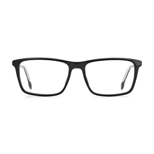 Armação Retangular Para Óculos De Grau- Preta- Carrera