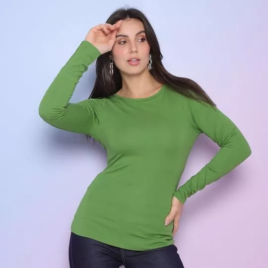 Blusa Com Nó - Verde - Colcci