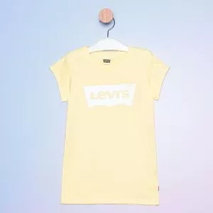 Blusa Infantil Levi's<BR> - Amarelo Claro & Branca<BR> - Levi's