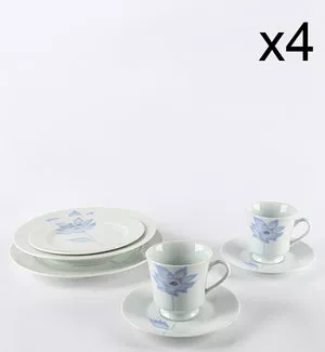 Serviço de Jantar & Chá - Branco - 20pçs