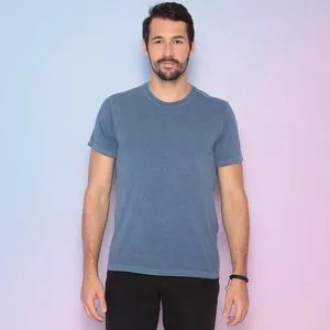 Camiseta Estonada<BR>- Azul Marinho