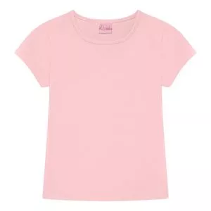 Camiseta Lisa<BR>- Rosa Claro