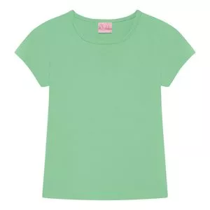 Camiseta Lisa<BR>- Verde Claro