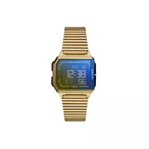 Relógio Digital DZ1969<BR>- Dourado<BR>- Diesel