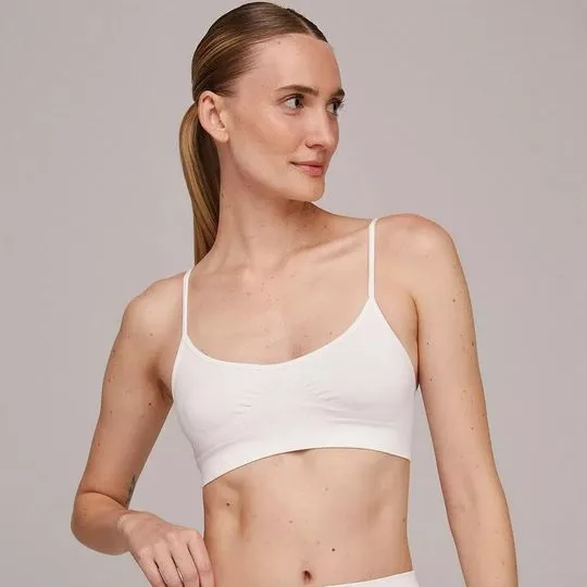 Top Liso- Off White- HERING-INTIMA
