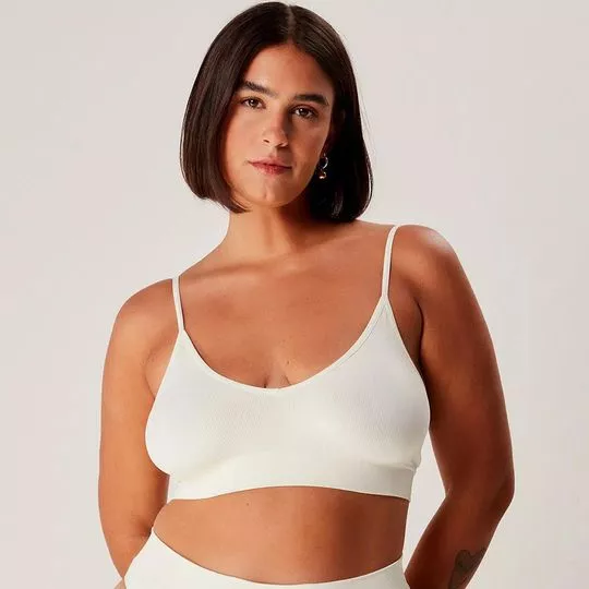 Top Liso- Off White- HERING-INTIMA