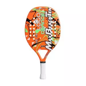 Raquete Para Beach Tennis Logo Orange 2022<BR>- Laranja & Verde Neon<BR>- MBT