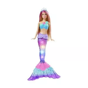 Barbie® Dreamtopia Sereia<BR>- 32,5x23x6,3cm<BR>- Mattel