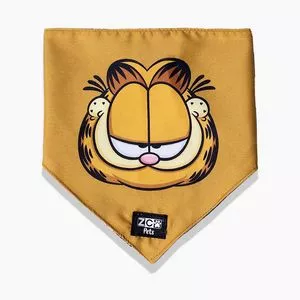 Bandana Para Pet Garfield®<BR>- Laranja & Preta
