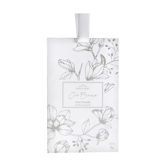 Sachê Perfumado Chá Branco- Floral- 15g