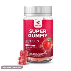 Super Gummy Apple HD<BR>- Maçã<BR>- 30 Unidades
