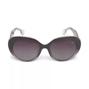 Óculos De Sol Arredondado<BR>- Incolor & Lilás