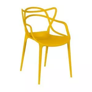 Cadeira Solna<BR>- Amarela<BR>- 83,5x54x43cm<BR>- Or Design