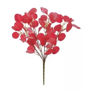 Planta Natalina Eucalipto<BR>- Vermelha<BR>- 48cm<BR>- Florarte