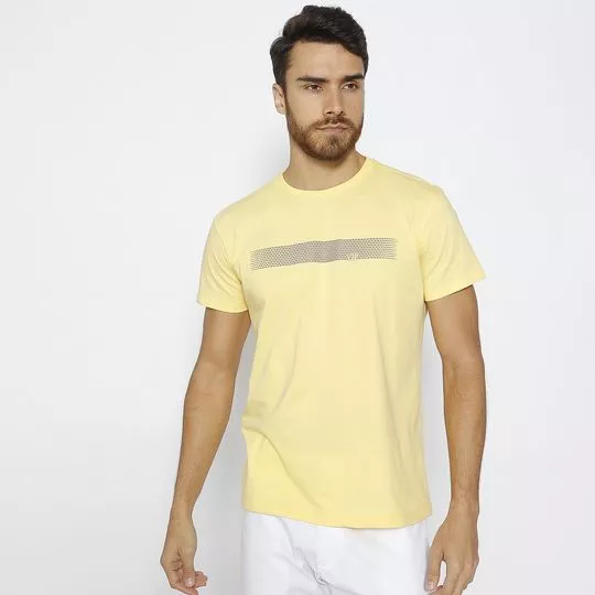 Camiseta Vip Reserva®- Amarela & Cinza