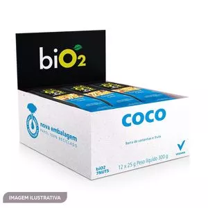 Barras Bio2 7Nuts<BR>- Coco<BR>- 12 Unidades<BR>- BiO2 Organic