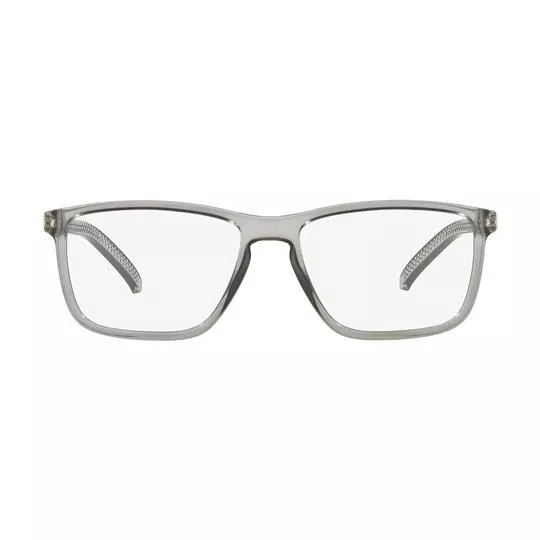 Armação Retangular Para Óculos De Grau- Cinza- Arnette