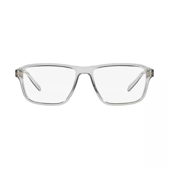 Armação Retangular Para Óculos De Grau- Incolor- Arnette