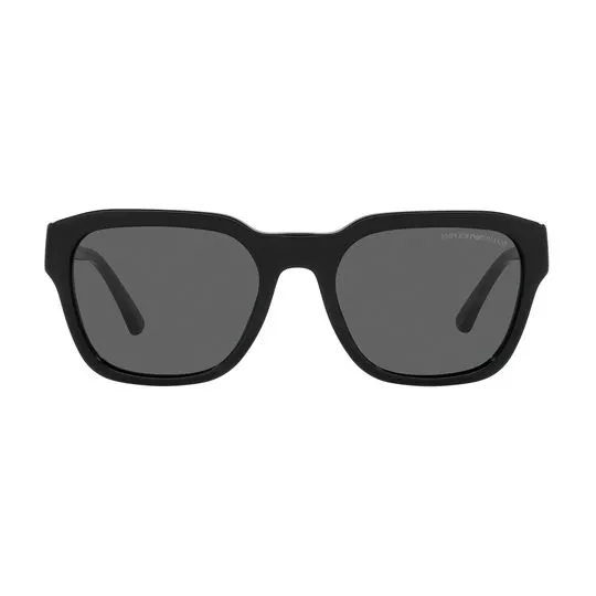 Óculos De Sol Quadrado- Preto- Empório Armani