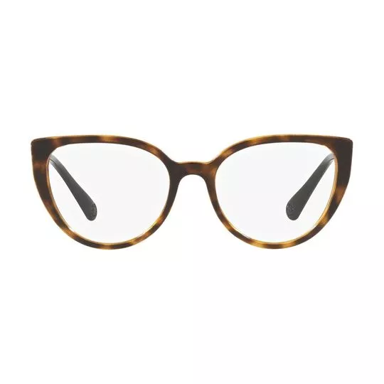 Armação Arredondada Para Óculos De Grau- Preta & Amarela- Kipling