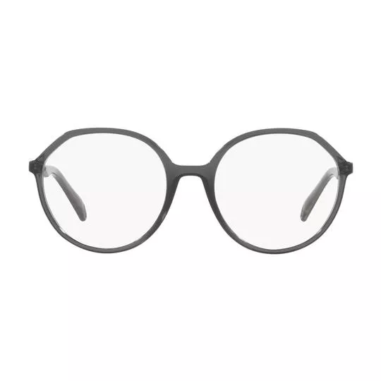Armação Arredondada Para Óculos De Grau- Preta & Dourada- Kipling