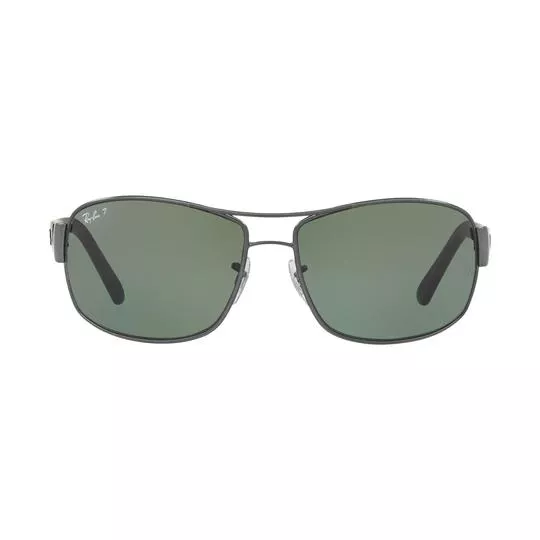 Óculos De Sol Aviador- Verde Escuro & Preto- Ray Ban