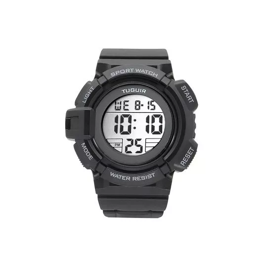 Relógio Digital TG30025- Preto- Tuguir