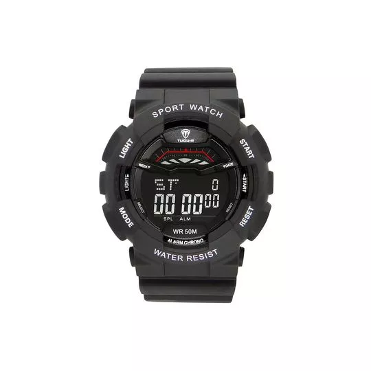 Relógio Analógico & Digital TG30052- Preto- Tuguir
