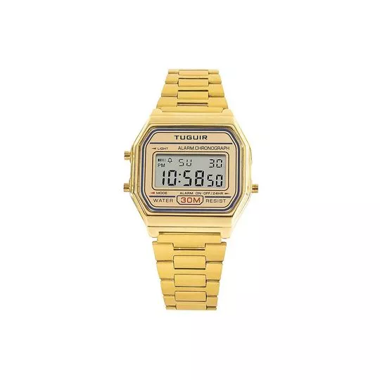Relógio Digital TG30055- Dourado- Tuguir