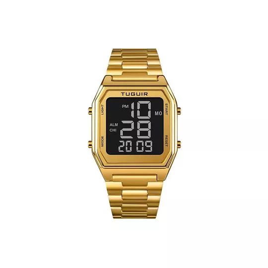 Relógio Digital TG30084- Dourado- Tuguir