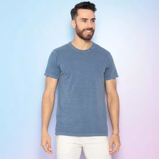 Camiseta Replay®- Azul Marinho