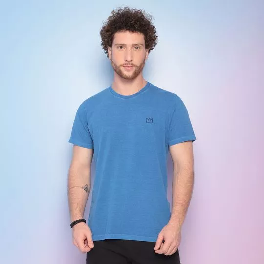 Camiseta Estonada- Azul- Carnival