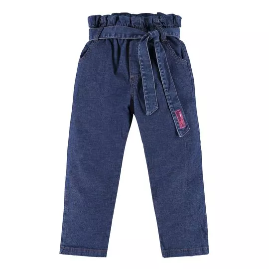 Calça Infantil Jeans Clochard- Azul Escuro- Up Baby & Up Kids