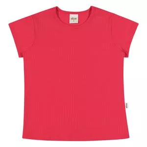 Camiseta Canelada<BR>- Pink