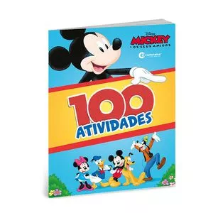 100 Atividades Mickey E Seus Amigos<BR>- 27x20x0,4cm<BR>- Culturama
