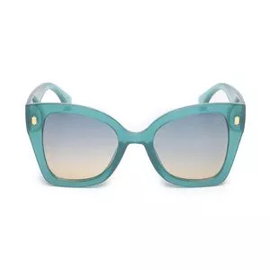 Óculos De Sol Gatinho<BR>- Verde Água & Azul<BR>- Planet Girls