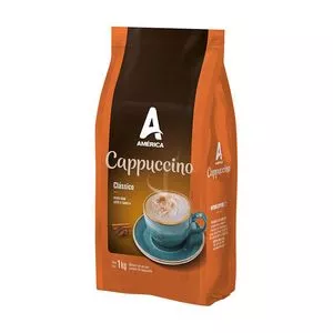 Cappuccino Em Pó America Clássico<br /> - 1 Unidade<br /> - 1Kg<br /> - America