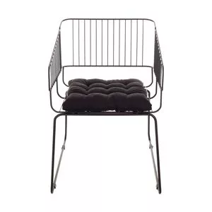 Cadeira Texas<BR>- Preta<BR>- 75x59x57cm<BR>- Metaltru