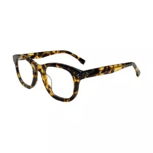 Armação Arredondada Para Óculos De Grau<BR>- Preta & Amarela<BR>- Gap Eyewear