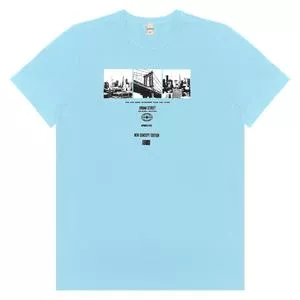 Camiseta Cidade<BR>- Azul & Preta