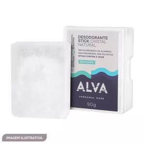 Desodorante Stone Cristal Natural<BR>- 90g<BR>- Alva Personal Care