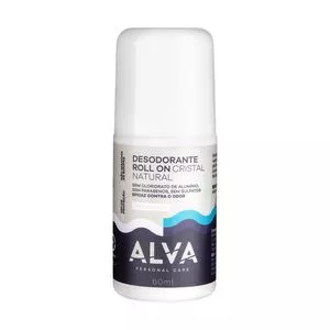 Desodorante Roll On Cristal Natural<BR>- 60ml<BR>- Alva Personal Care